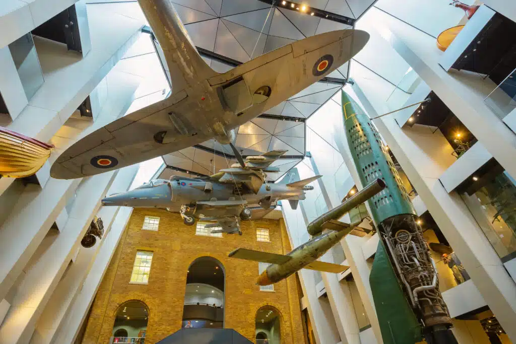Aircraft at Imperial War Museum London Aircraft at the Imperial War Museum London.