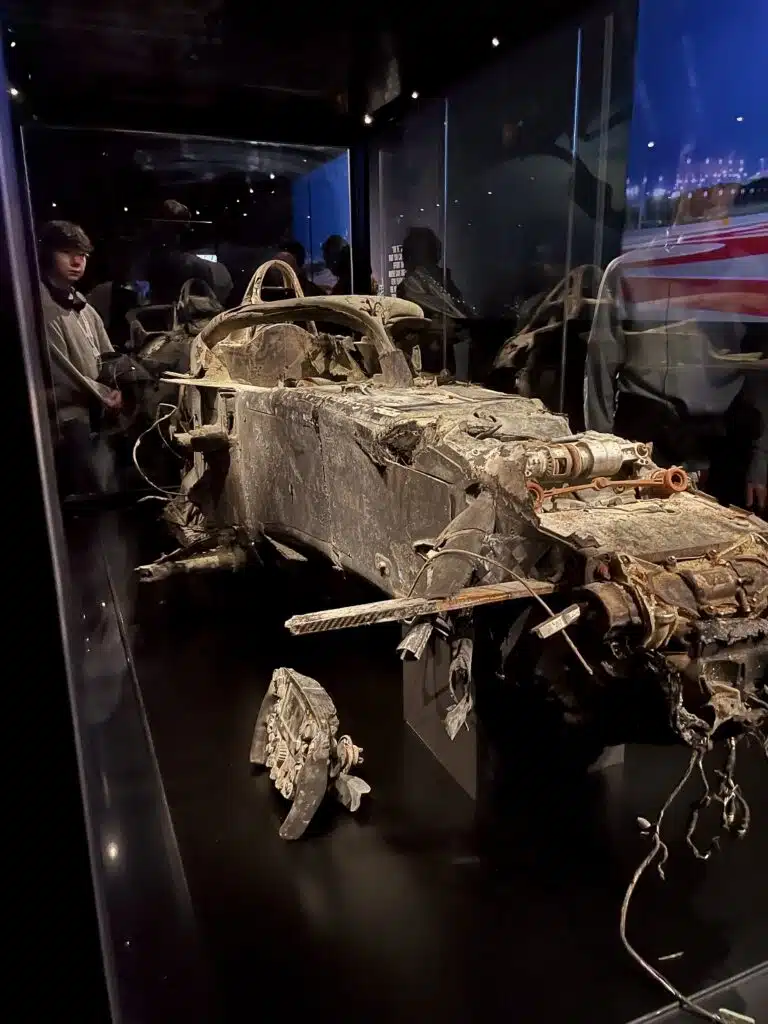 Remains of Romain Grosjean